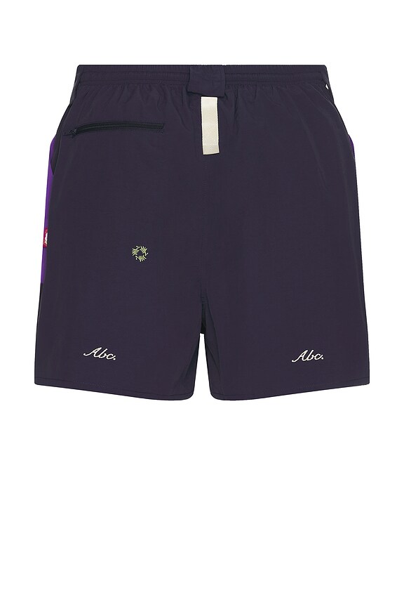 view 2 of 5 Camp Crystal Lake Swim Shorts in Navy & Purple