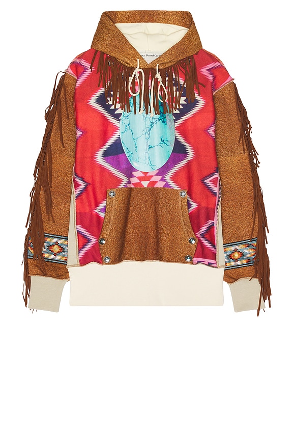 view 1 of 4 Birthstone Hooded Sweatshirt in Suede Print