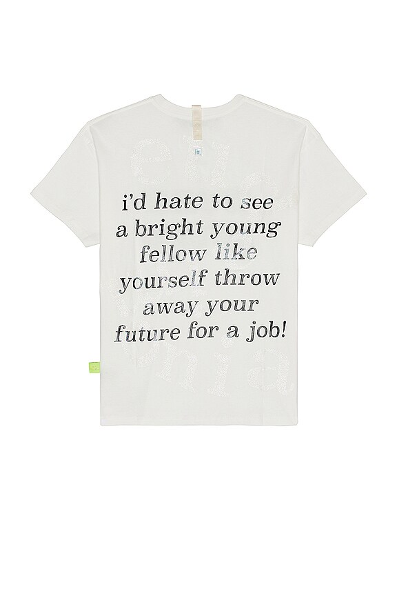 view 2 of 5 Work Sucks T-shirt in White