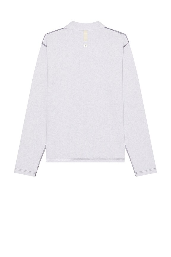 view 2 of 5 Anti-Celebrity Polo Rugby Shirt in Heather Grey