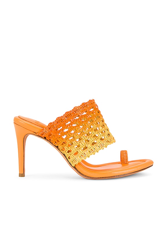 view 1 of 5 Trisha 85 Mule in Tramado, Tropical Yellow, & Reef