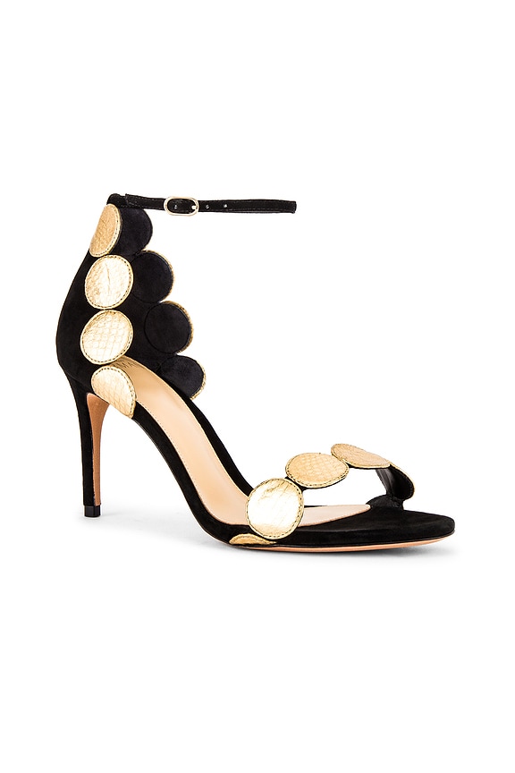 view 2 of 5 Ellie Sandal in Oro & Black