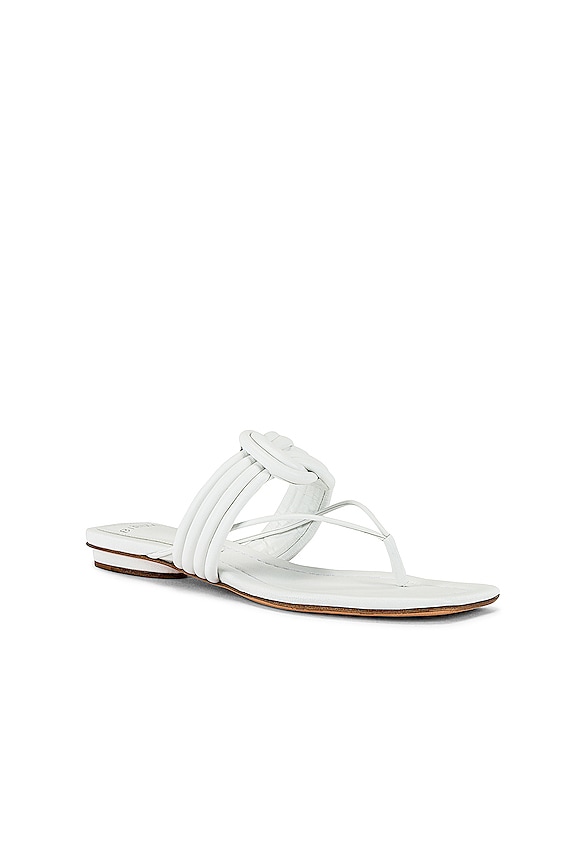 view 2 of 5 Vicky Maxi Toe Flat Sandal in White