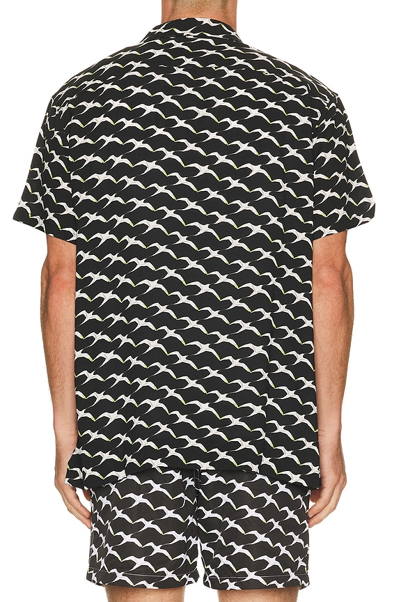 view 2 of 5 CHEMISE À COL CAMP X in Black Birds