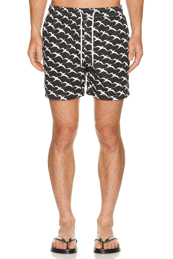 view 1 of 5 SHORT DE BAIN X in Black Birds