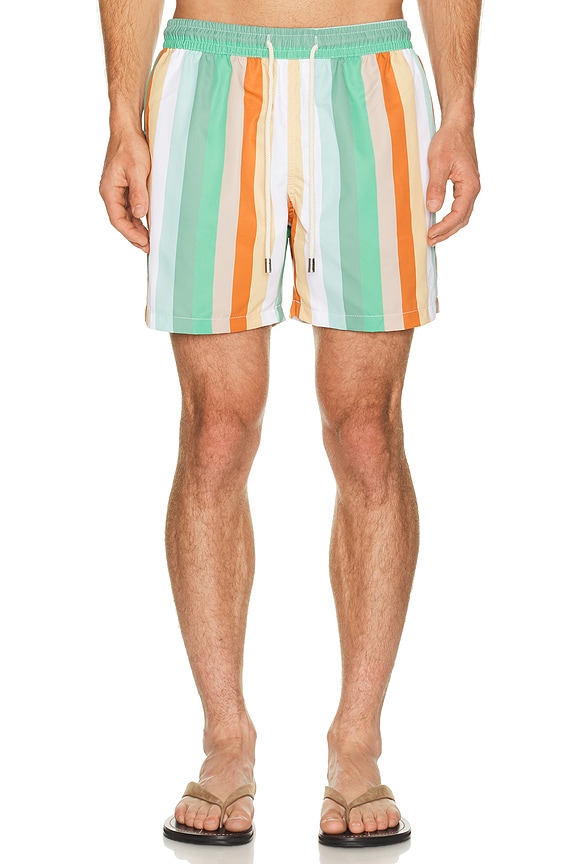 view 1 of 5 SHORT DE BAIN CLASSIC in Beach House Stripes 1