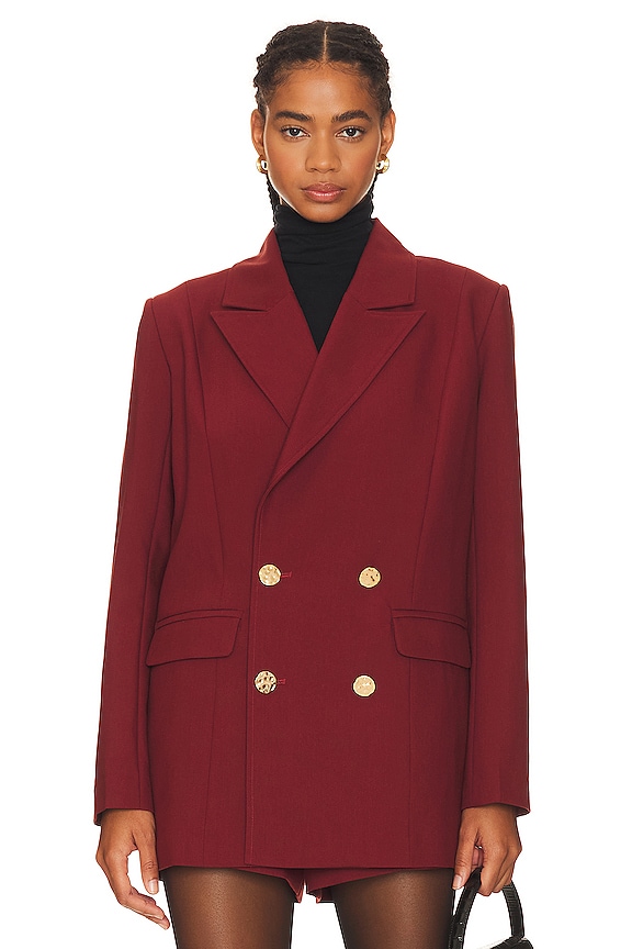 view 2 of 5 VESTE MARGOT in Wine