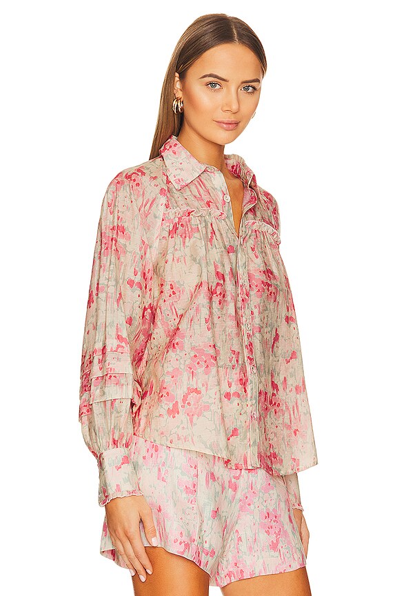 view 2 of 4 Harper Blouse in Summer Meadow