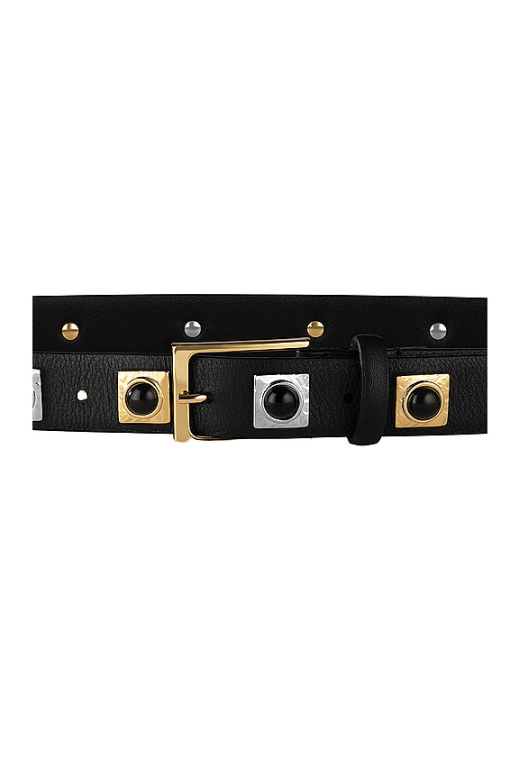 view 2 of 2 x REVOLVE No. 2 Studded Belt in Black & Two Tone