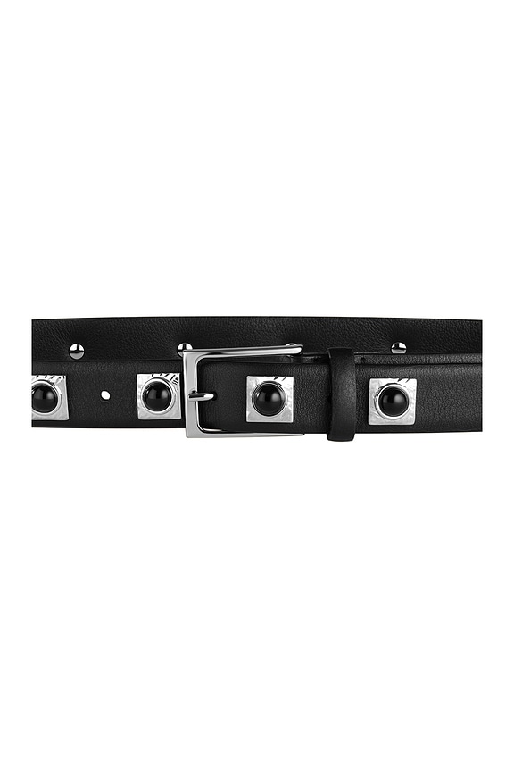 view 2 of 2 STUDDED 벨트 in Black & Silver