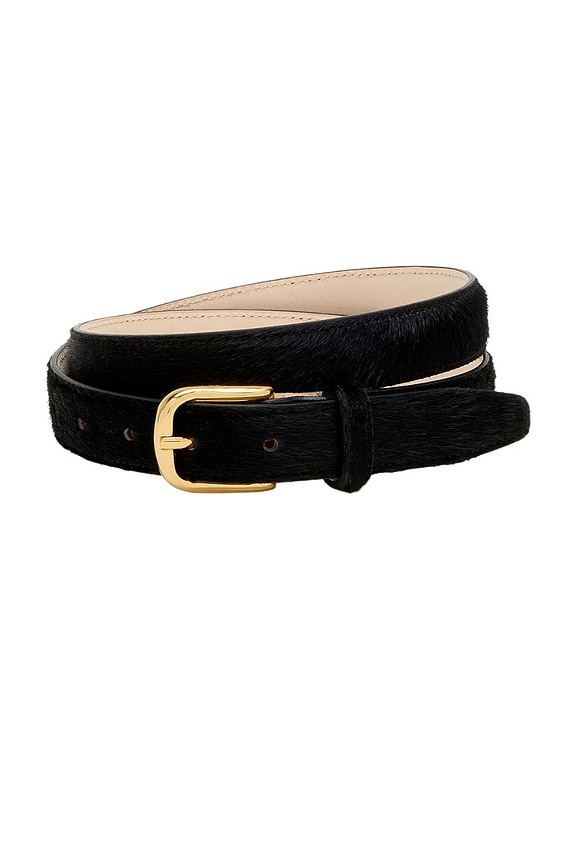 view 2 of 2 No.14 Ponyhair Belt in Black