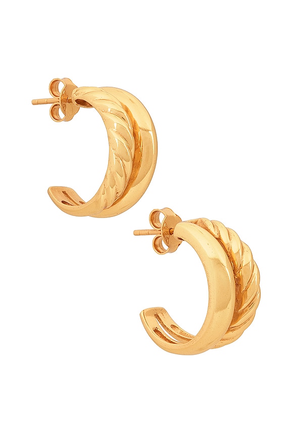 view 1 of 3 Anna Earrings in Gold