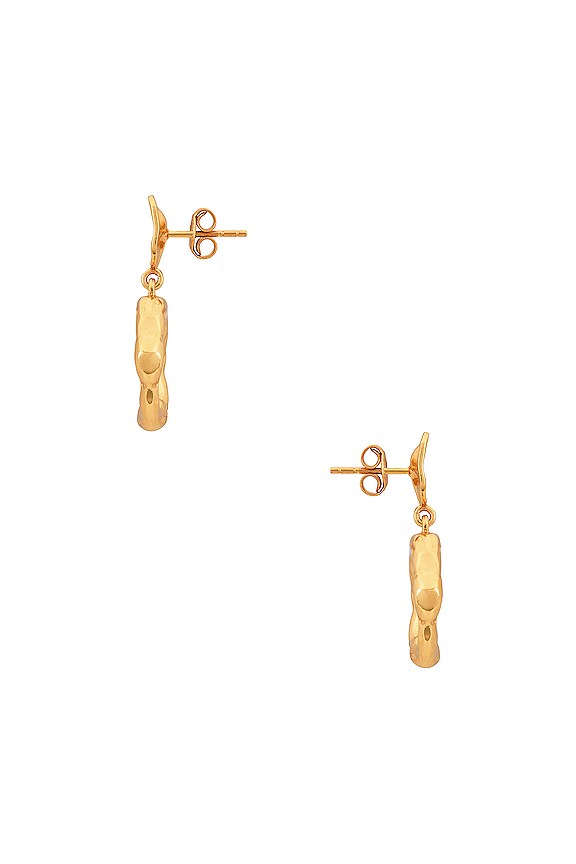 view 2 of 2 BOUCLES D'OREILLES MICAH in 24k Gold Vermeil