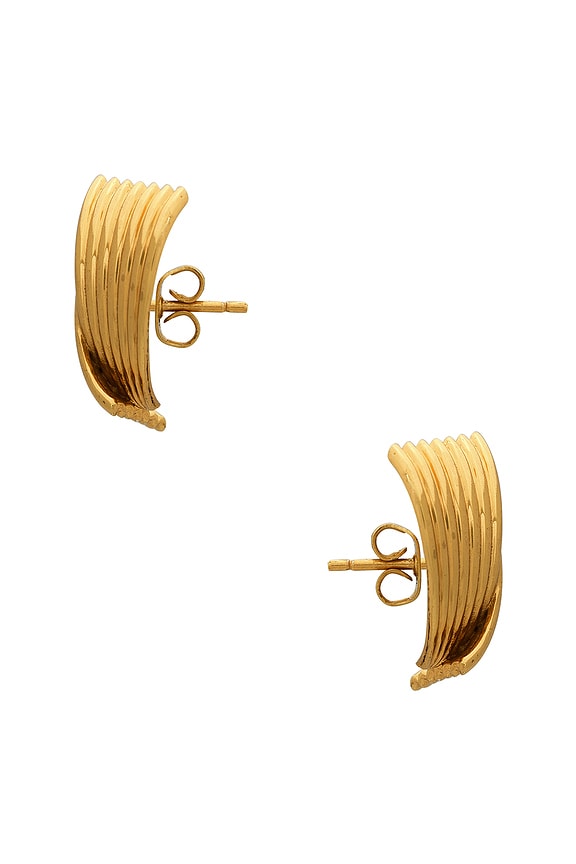 view 2 of 2 Vienna Earrings in Gold 