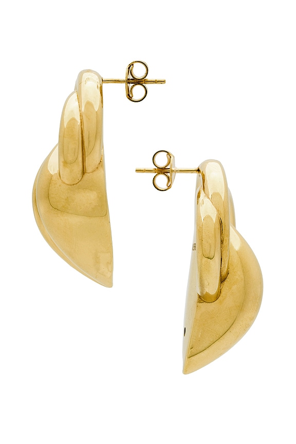 view 2 of 2 BOUCLES D'OREILLES GENEVIEVE in Gold