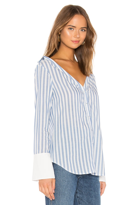 view 2 of 4 X REVOLVE Stevie Blouse in Sky Blue Stripe