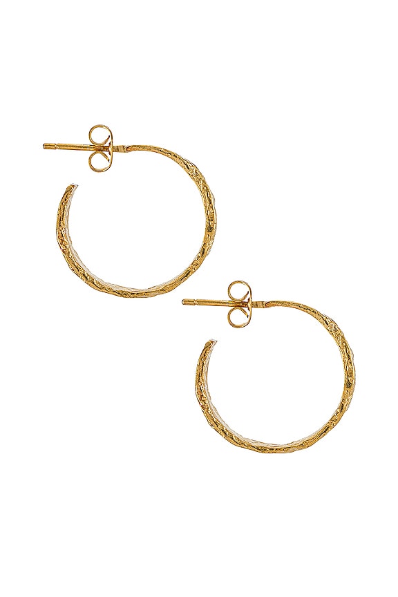 view 2 of 3 Gabriella Hoop Earrings in Gold