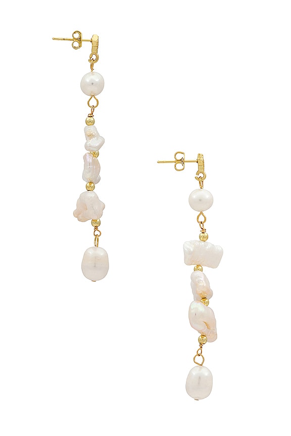 view 2 of 2 Anat Earrings in Gold