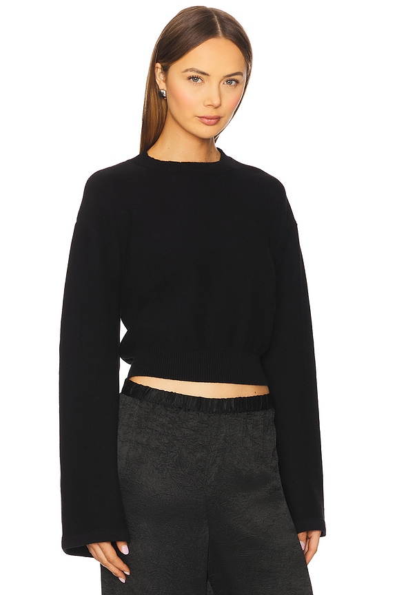 view 2 of 4 Bell Sleeve Jumper in Black