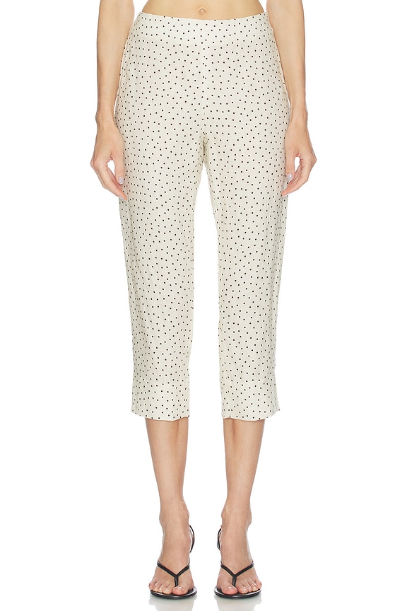 view 1 of 6 PANTALON PANT in Micro Polka Dot