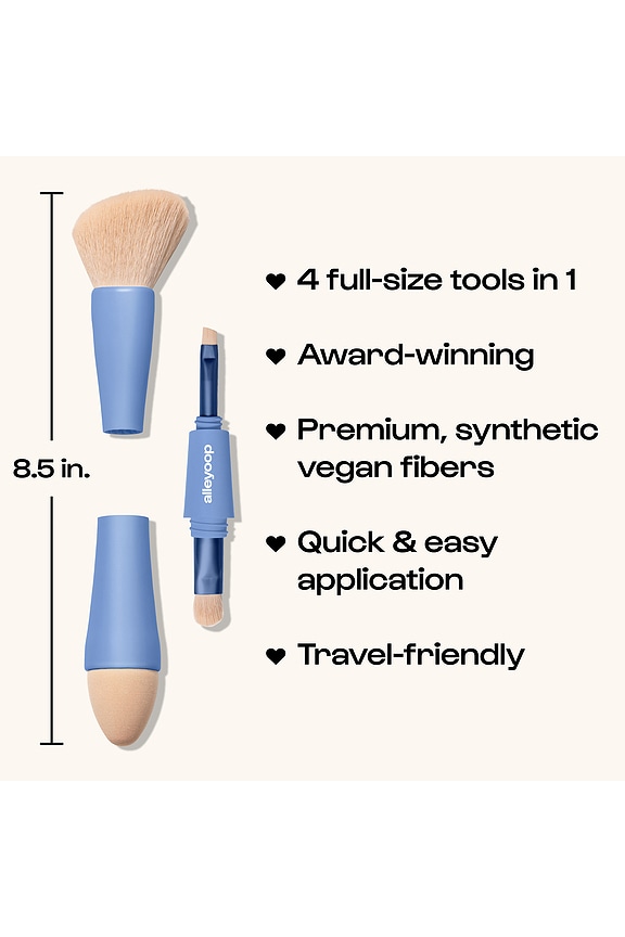 view 2 of 6 Multi-tasker Brush 4-in-1 Makeup Brush in 