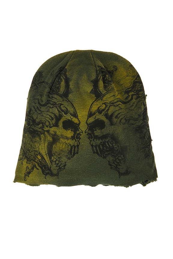 view 2 of 2 Screamer Beanie in Green Potassium