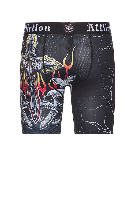 view 2 of 2 Phantom Fire Boxer Brief in Black