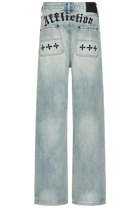 view 2 of 6 Binded Wide Leg Jeans in Orion