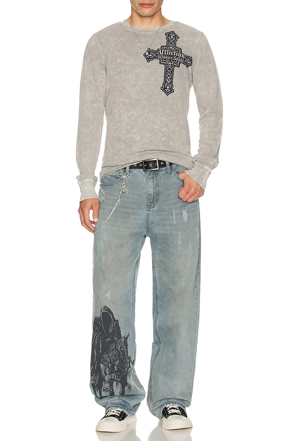 view 2 of 5 Black Night Jeans in Mechanic Wash