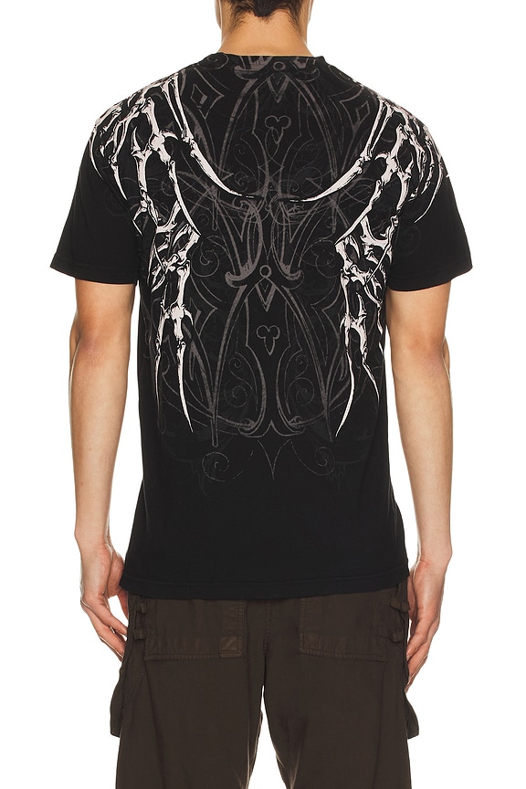 view 2 of 4 Skeleton Tee in Black