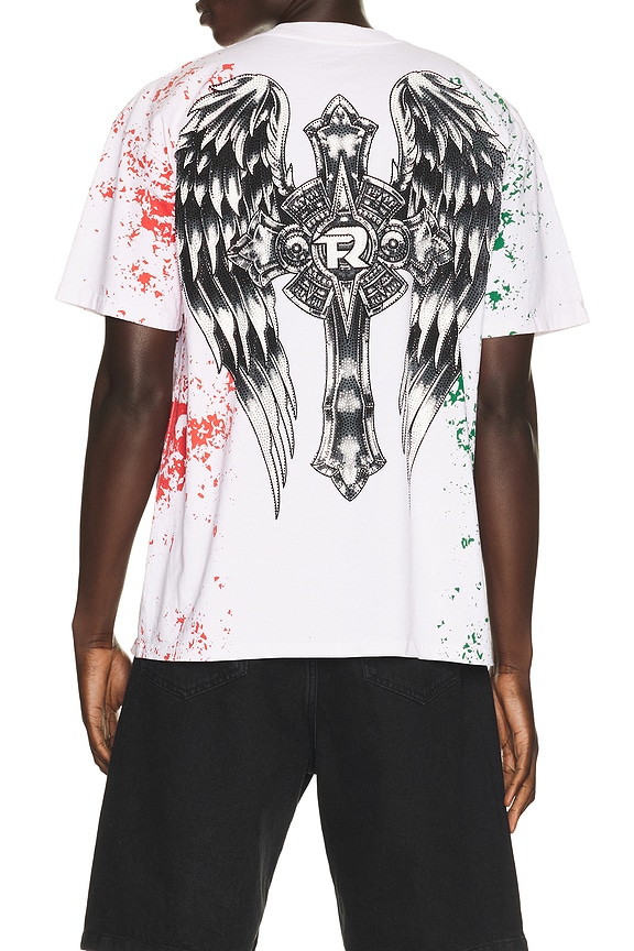 view 2 of 5 x Fuerza Regida Crazyz Tee in White
