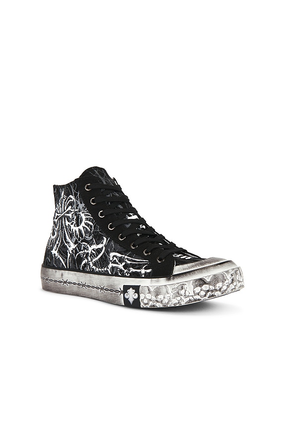 view 2 of 6 Skeleton Shoe in Black