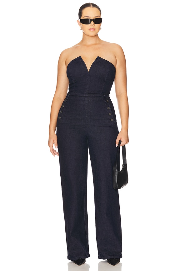 view 2 of 3 Bailey Jumpsuit in Midnight Rinse Wash