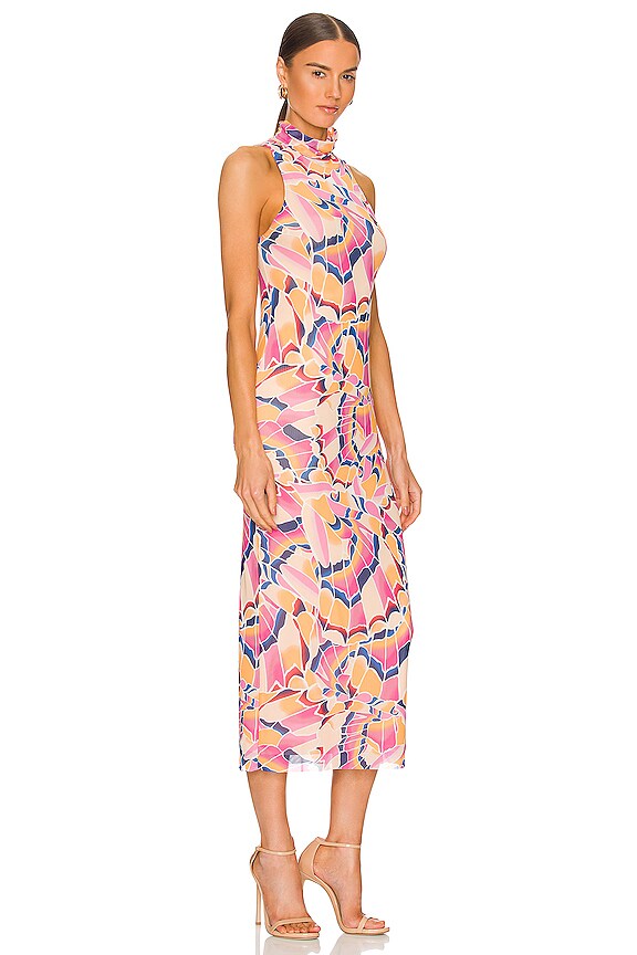 view 2 of 3 Poste Midi Dress in Summer Butterfly