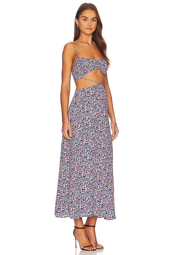 view 2 of 3 HANNA 미디 원피스 in Summer Multi Ditsy