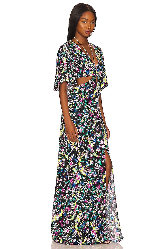 view 2 of 3 SAVVY 맥시원피스 in Noir Paisley