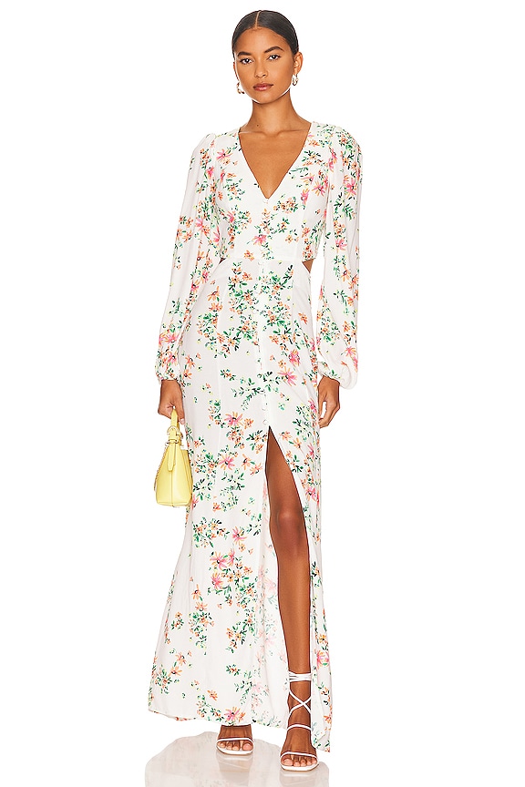 view 1 of 3 VESTIDO NADINE in Blanc Garden