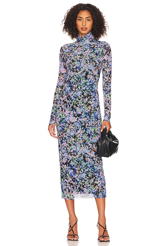 view 2 of 3 VESTIDO LAGUNA in Blue Wildflower