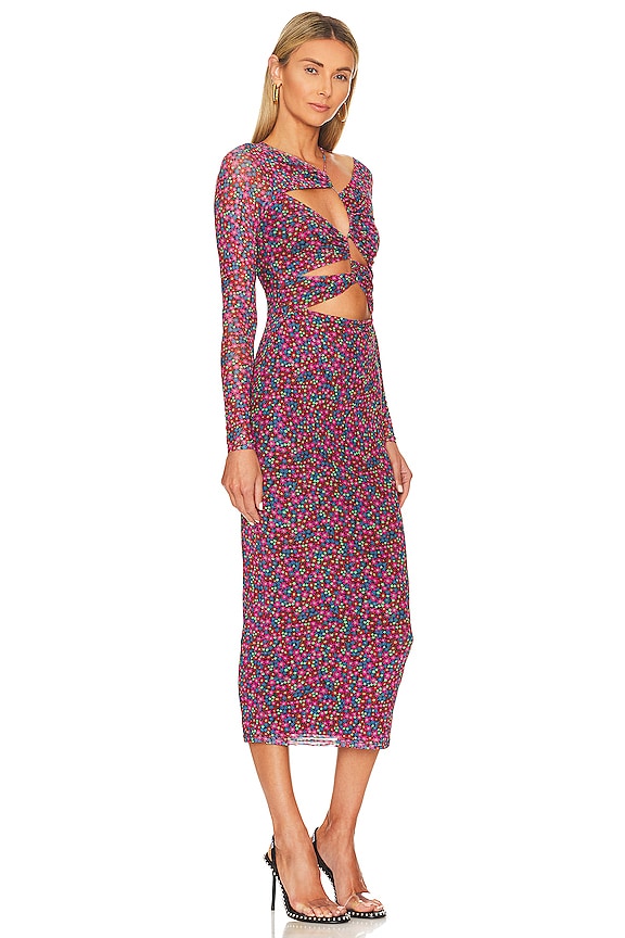 view 2 of 5 ПЛАТЬЕ RONDA in Red Ditsy