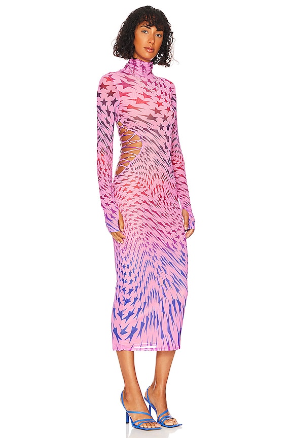 view 2 of 4 JUNIPER 원피스 in Abstract Pink Star