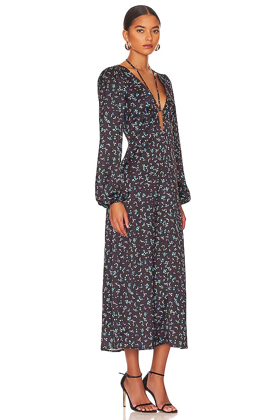 view 2 of 3 Portia Dress in Noir Neon Ditsy