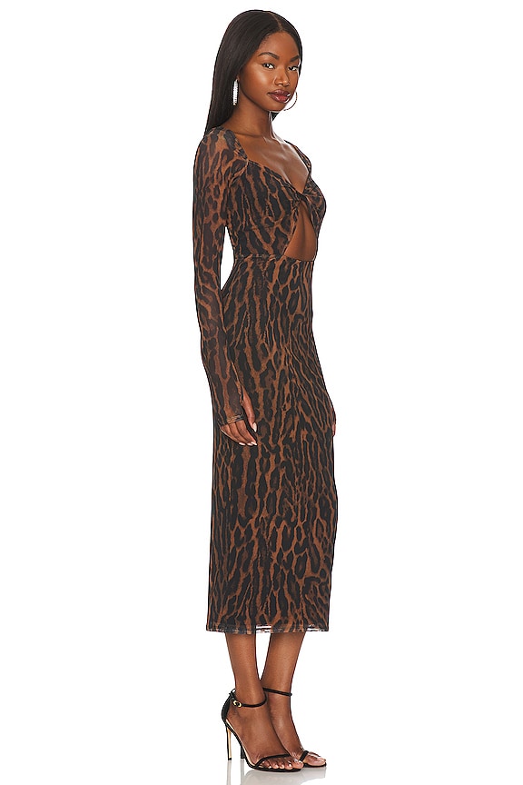 view 2 of 3 Maika Dress in Leopard