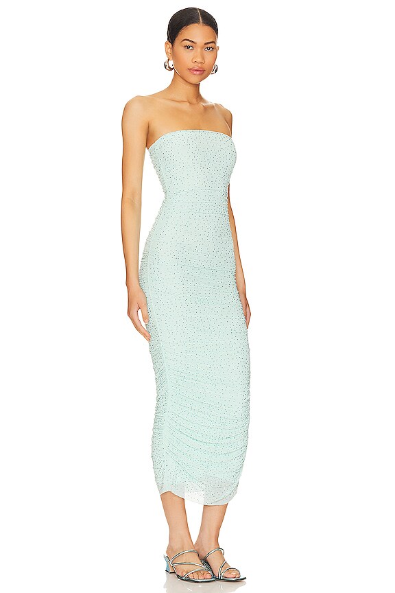 view 2 of 4 Covell Rhinestone Maxi Dress in Ice Blue