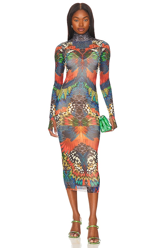 view 1 of 3 Shailene Dress in Fall Feather