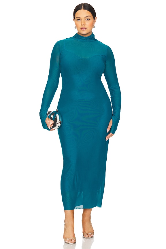 view 2 of 6 Shailene Maxi Dress in Ocean Depths