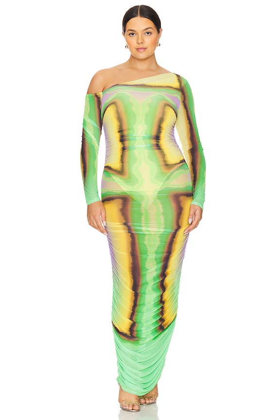 view 2 of 6 Oli Dress in Thermal Ombre