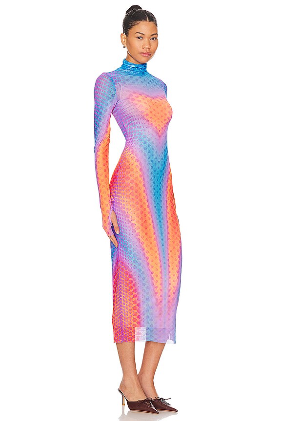 view 2 of 3 SHAILENE ミディ丈ドレス in Cyber Heart