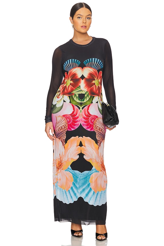 view 2 of 6 Didi Dress in Hibiscus Shell