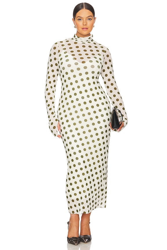 view 2 of 6 Shailene Dress in Birch Dot