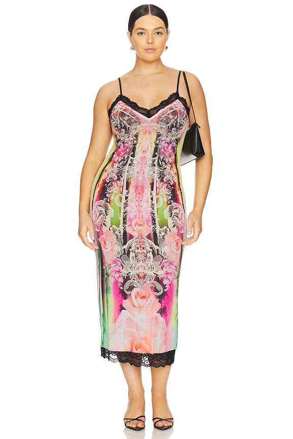 view 2 of 6 Nissa Midi Dress in Grunge Lace